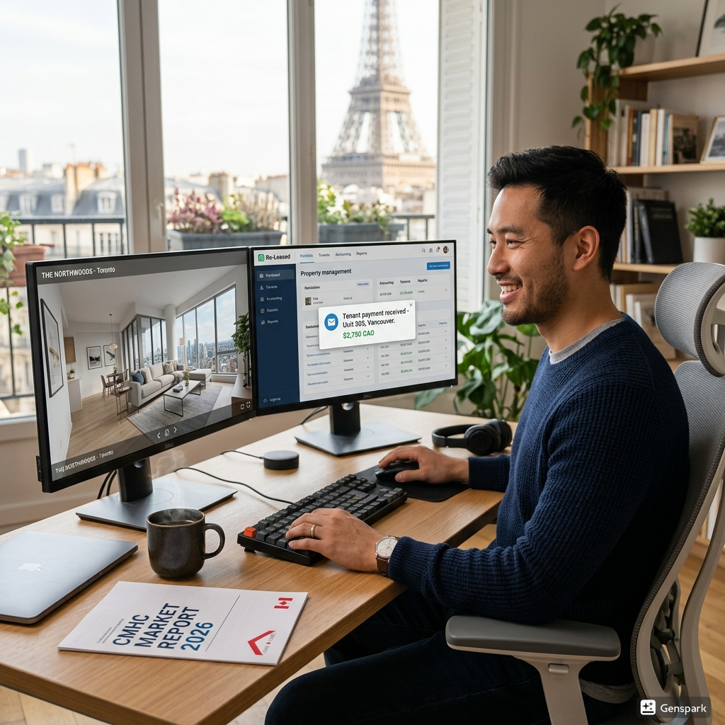 Immobilier canadien à distance