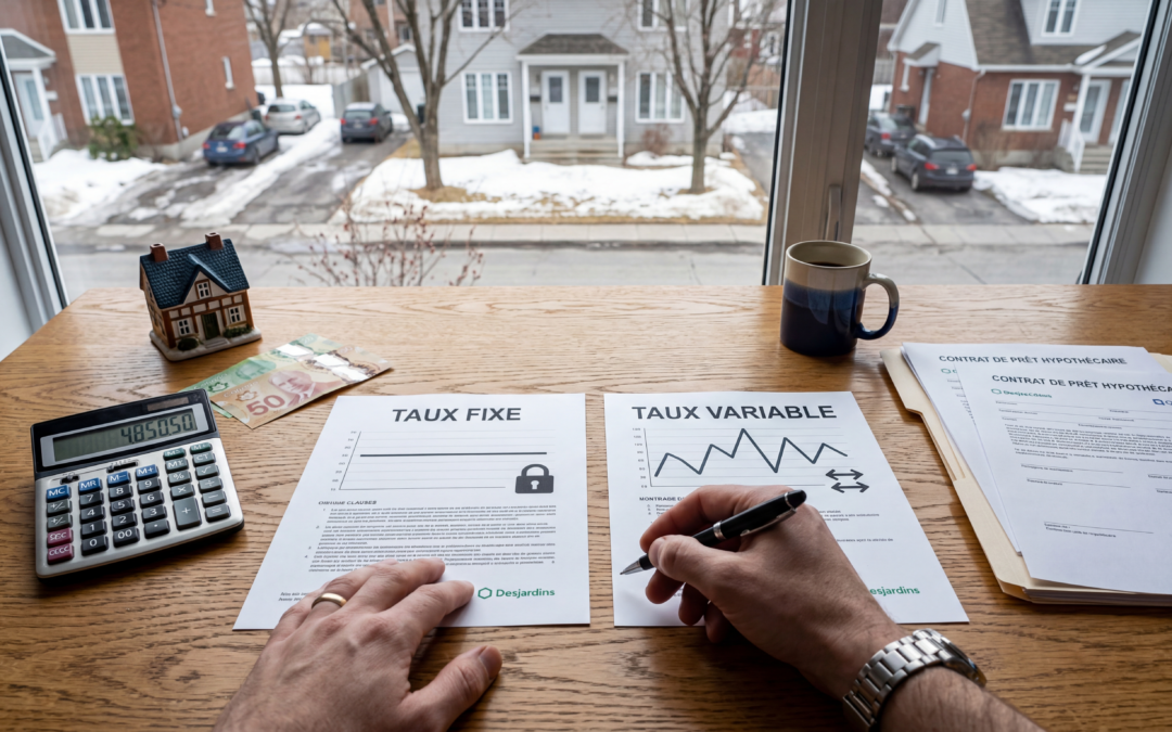Taux fixe ou variable au Québec : Comment faire le bon choix ?