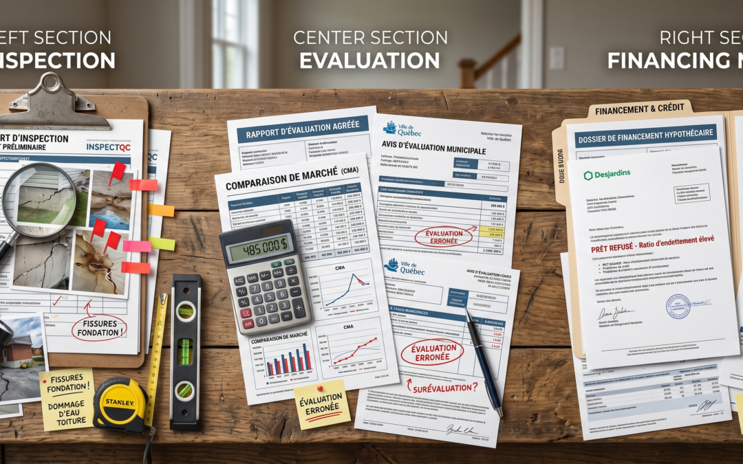 Inspection, évaluation, financement : les 10 erreurs des acheteurs au Québec