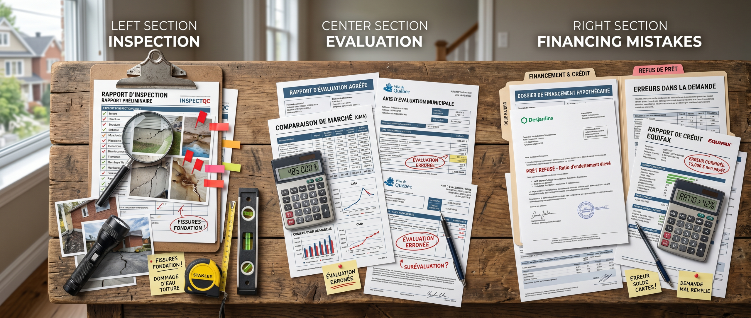 Erreurs des acheteurs au Québec