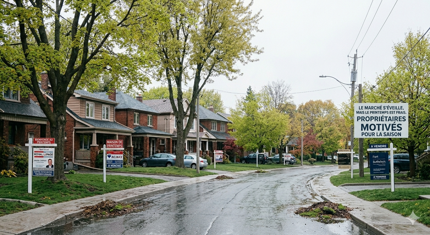 Ralentissement du marché résidentiel canadien